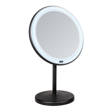 WENKO 25523100 - Καθρέφτης ONNO 20x34 cm, μαύρος