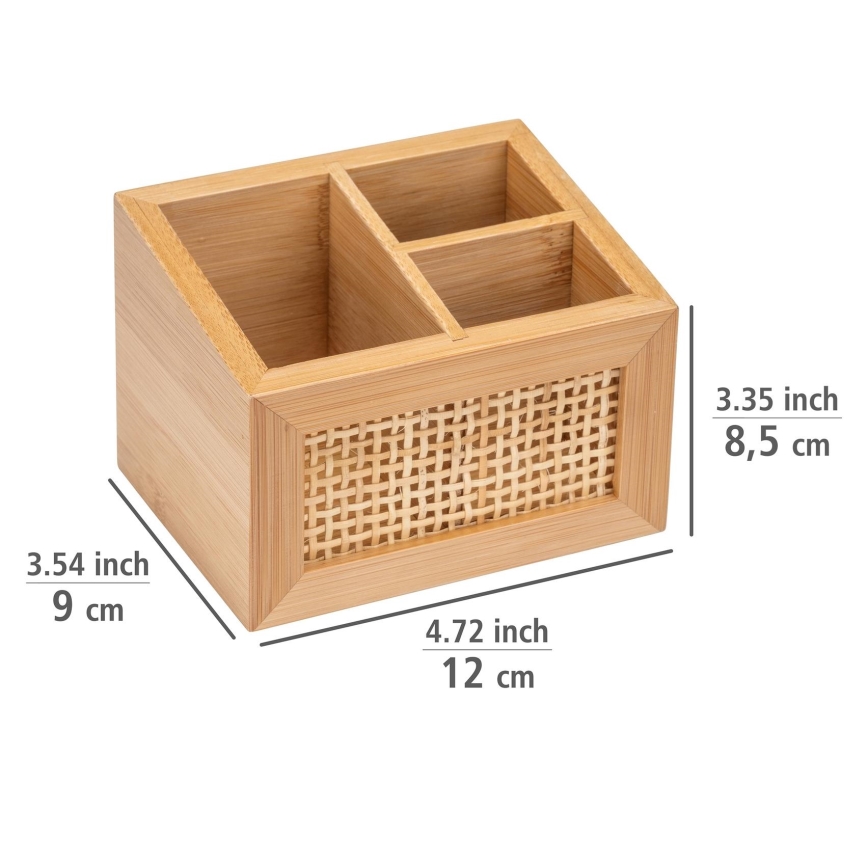 WENKO 25600100 - Οργανωτής ALLEGRE 12x9 εκ. καφέ