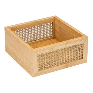 WENKO 25601100 - Δίσκος μπανιέρας ALLEGRE 15x7 cm, καφέ