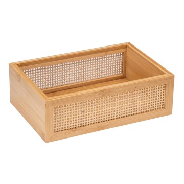 WENKO 25602100 - Δίσκος μπανιέρας ALLEGRE 22x15 εκ., καφέ