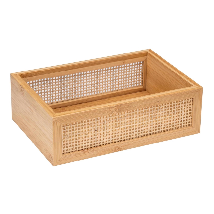 WENKO 25602100 - Δίσκος μπανιέρας ALLEGRE 22x15 εκ., καφέ