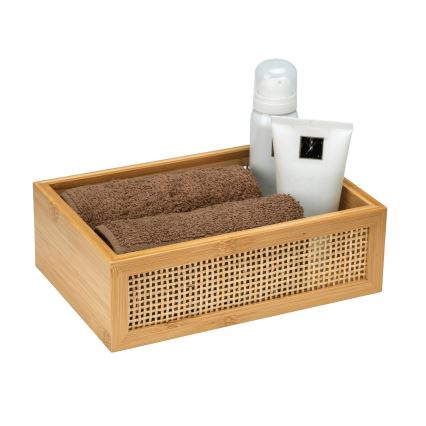 WENKO 25602100 - Δίσκος μπανιέρας ALLEGRE 22x15 εκ., καφέ