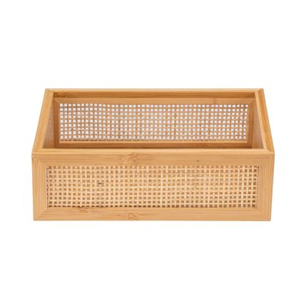 WENKO 25602100 - Δίσκος μπανιέρας ALLEGRE 22x15 εκ., καφέ