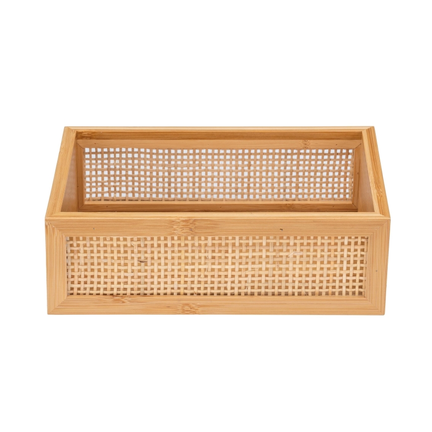 WENKO 25602100 - Δίσκος μπανιέρας ALLEGRE 22x15 εκ., καφέ