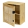 WENKO 25613100 - Ντουλάπι ALLEGRE 30x30 cm, καφέ