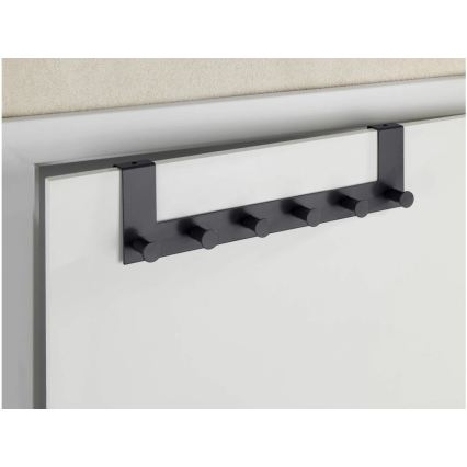 WENKO 25653100 - Κρεμάστρα CELANO 39x11 εκ. μαύρη