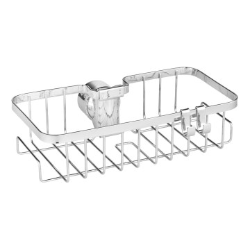 WENKO 25678100 - Καλάθι FLORESTA 24x14 cm ασημί