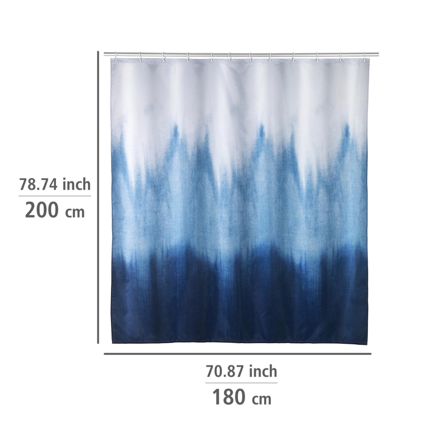 WENKO 25745100 - Κουρτίνα ντους ALARA 180x200 cm πολύχρωμη