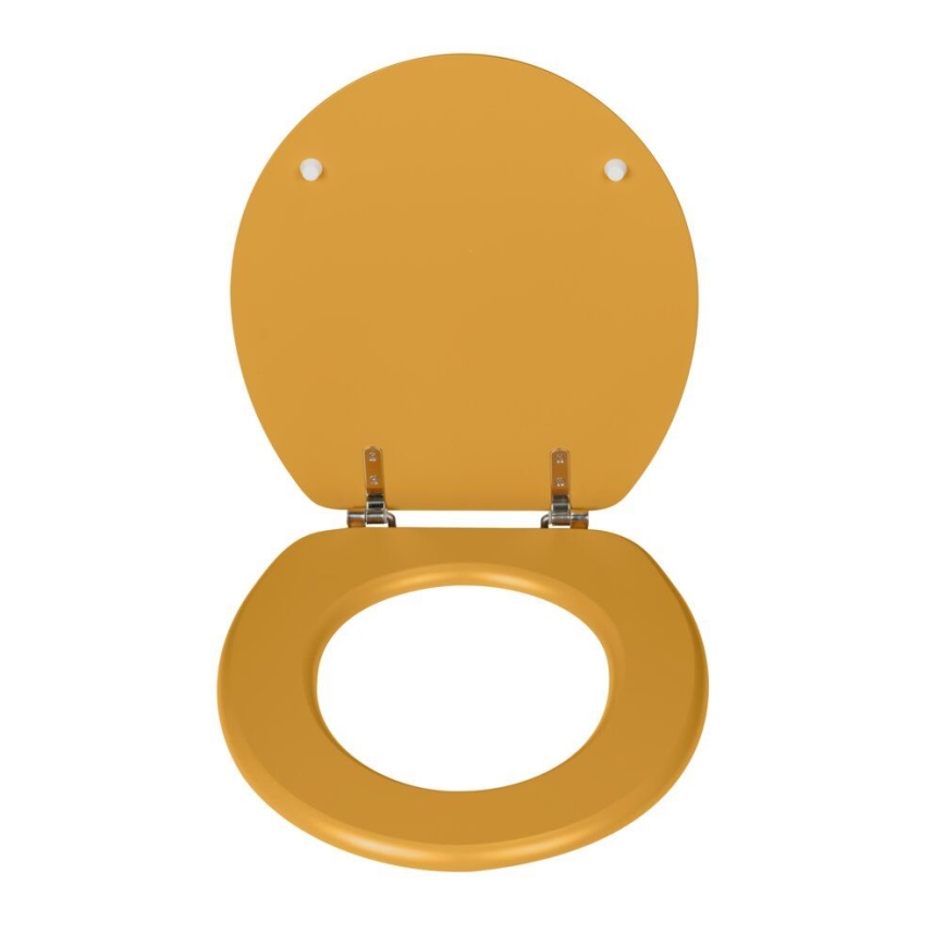 WENKO 25792100 - Κάθισμα WC PRIMA 37x41 εκ. κίτρινο/ασημί