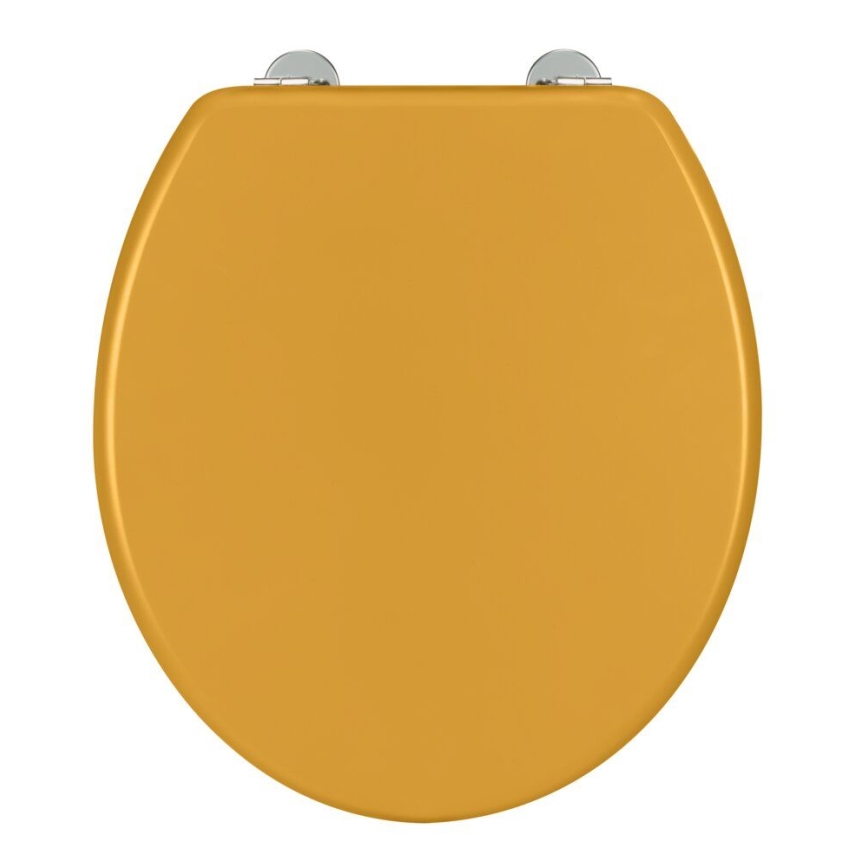 WENKO 25792100 - Κάθισμα WC PRIMA 37x41 εκ. κίτρινο/ασημί