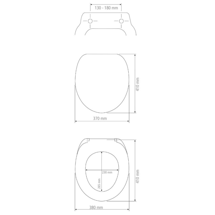 WENKO 25792100 - Κάθισμα WC PRIMA 37x41 εκ. κίτρινο/ασημί
