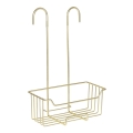 WENKO 25937100 - Καλάθι ντους MILO 25x36 cm ανοξείδωτο/χρυσό/διάφανο