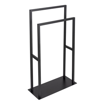 WENKO 26056100 - Βάση για πετσέτες RIVALTA 46x80 cm ανοξείδωτο ατσάλι/μαύρο