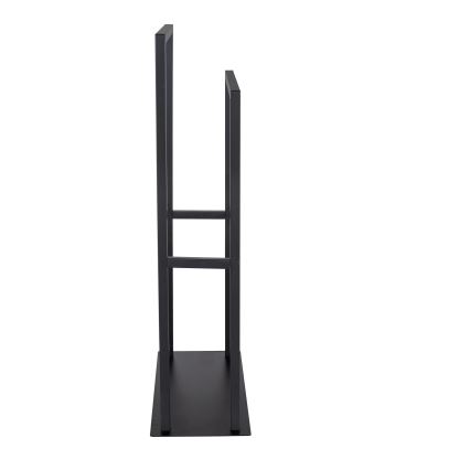 WENKO 26056100 - Βάση για πετσέτες RIVALTA 46x80 cm ανοξείδωτο ατσάλι/μαύρο