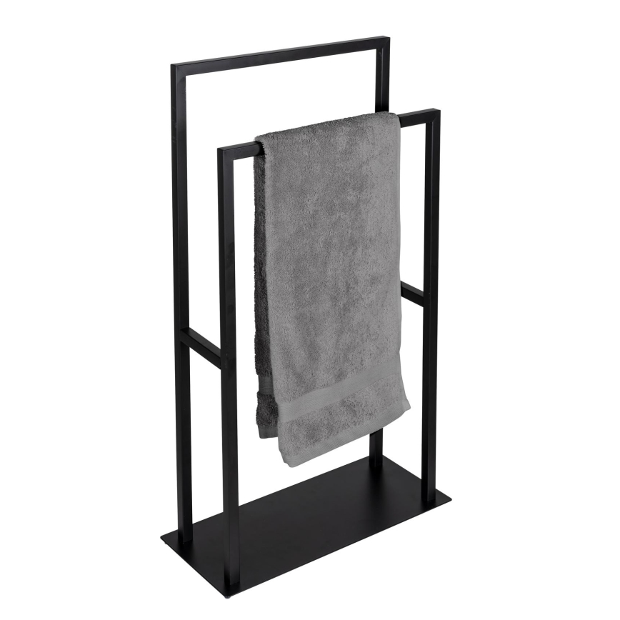 WENKO 26056100 - Βάση για πετσέτες RIVALTA 46x80 cm ανοξείδωτο ατσάλι/μαύρο