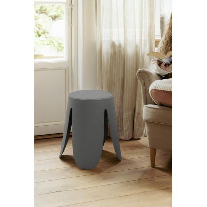 WENKO 26089100 - Σκαμπό COMISO 44,5x46 εκ. ανθρακί