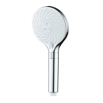 WENKO 26362100 - Κεφαλή ντους Σύστημα εξοικονόμησης νερού 12x12 cm γυαλιστερό χρώμιο/λευκό