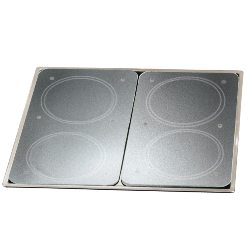 WENKO 2712663100 - Πλάκα κάλυψης 30x52 cm διάφανη/γκρι