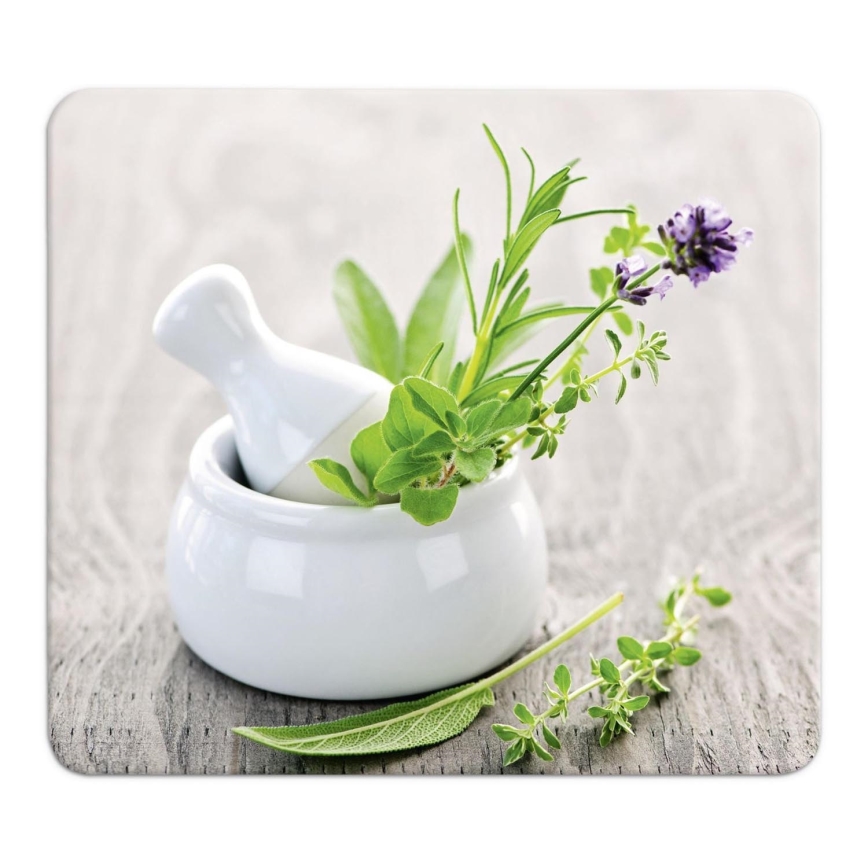 WENKO 2712940500 - Πρακτική πλάκα κάλυψης για τρόφιμα 56x50 cm, πολύχρωμη/διάφανη