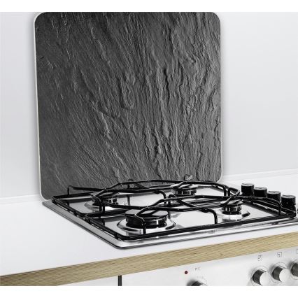WENKO 2712984500 - Πλάκα κάλυψης ABDECKPLATTE - NEUTRAL 56x50 cm μαύρη/διάφανη