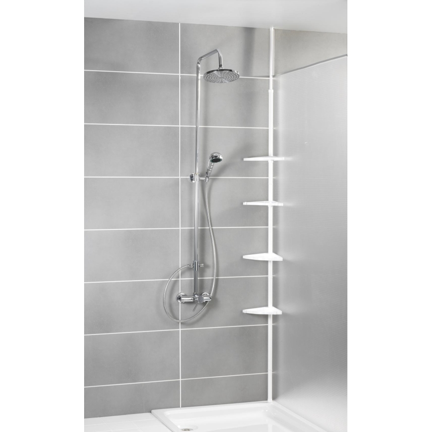 WENKO 3201010100 - Γωνιακό στοιχείο COMPACT 26x195 cm λευκό