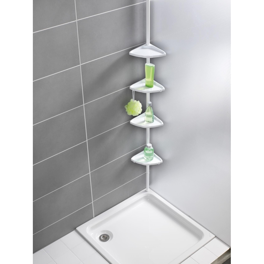 WENKO 3201010100 - Γωνιακό στοιχείο COMPACT 26x195 cm λευκό