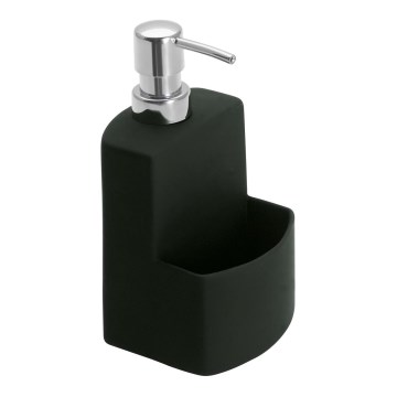 WENKO 3620117800 - Δοσομετρητής υγρού σαπουνιού FESTIVAL 10x18 cm μαύρος
