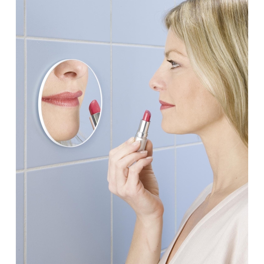 WENKO 3660010100 - Καθρέφτης μακιγιάζ 12x12 cm, γυαλιστερό χρώμιο