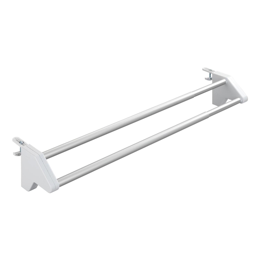 WENKO 3702100 - Κρεμάστρα 13x11,5 cm ασημί/λευκό
