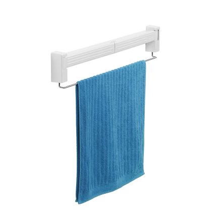 WENKO 3770013100 - Απλώστρα ρούχων BUTTERFLY 70x13,5 cm ασημί/λευκή