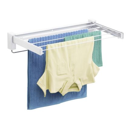 WENKO 3770013100 - Απλώστρα ρούχων BUTTERFLY 70x13,5 cm ασημί/λευκή