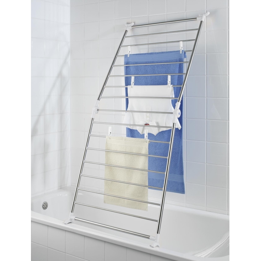 WENKO 3772020100 - Απλώστρα PROFI 65x150 cm ανοξείδωτο/ασημί/λευκό