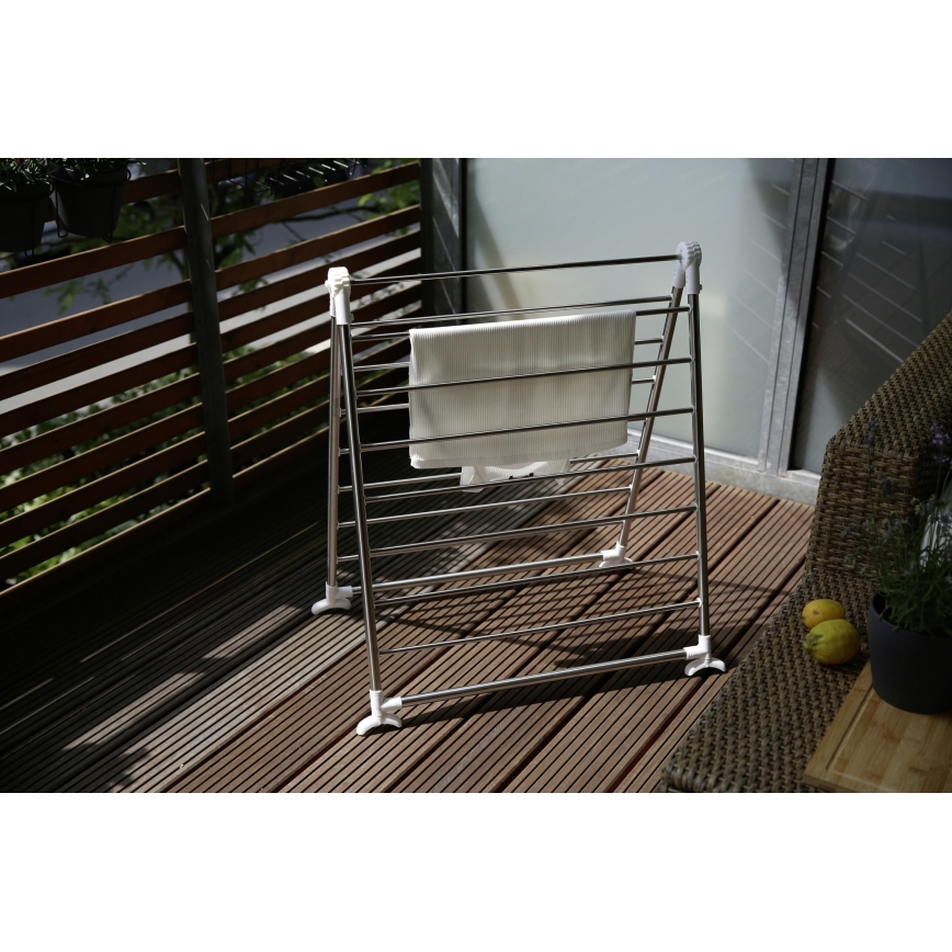 WENKO 3772020100 - Απλώστρα PROFI 65x150 cm ανοξείδωτο/ασημί/λευκό