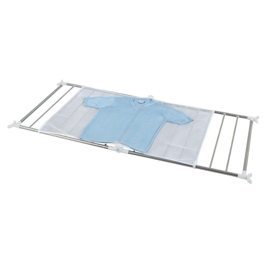 WENKO 3772020100 - Απλώστρα PROFI 65x150 cm ανοξείδωτο/ασημί/λευκό