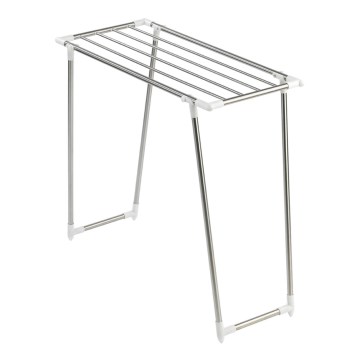 WENKO 3774020100 - Απλώστρα ρούχων PROFI SINGLE 87x79 cm, ανοξείδωτο/ασημί/λευκό