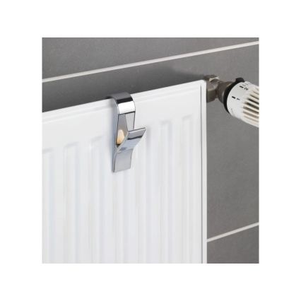 WENKO 4468162100-Άγκιστρα 2,5x10,5 cm γυαλιστερό χρώμιο