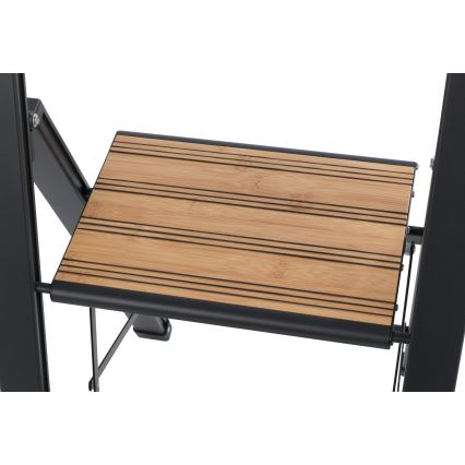 WENKO 50482100 - Σκαλοπάτι ALU-DESIGN 44x101 cm μαύρο