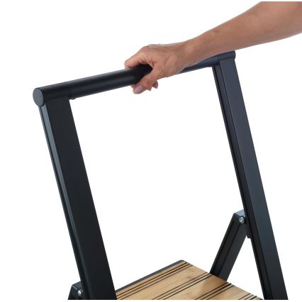 WENKO 50482100 - Σκαλοπάτι ALU-DESIGN 44x101 cm μαύρο