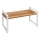 WENKO 53027100 - Ράφι LOUISA 40x20 cm λευκό/καφέ