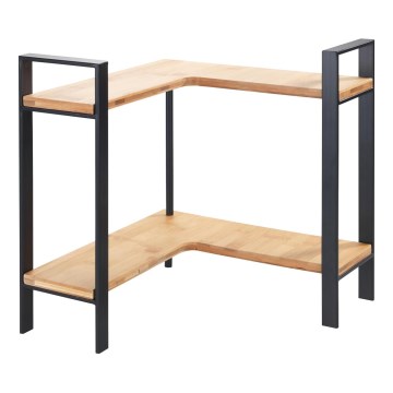 WENKO 53028100 - Ράφι LOU 30x33 cm μαύρο/καφέ
