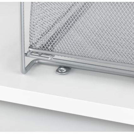 WENKO 53140800 - Ράφι GIOMA 35x33,5 cm ασημί