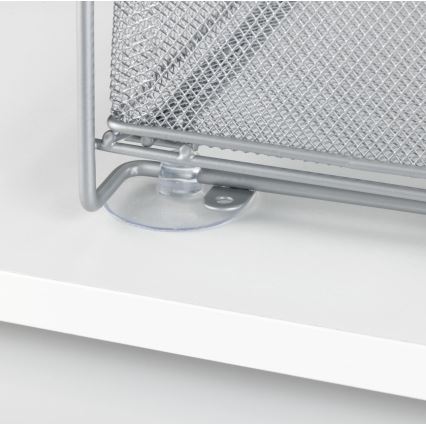 WENKO 53140800 - Ράφι GIOMA 35x33,5 cm ασημί