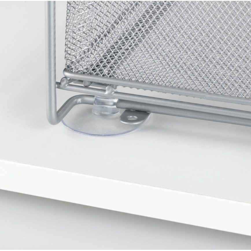 WENKO 53140800 - Ράφι GIOMA 35x33,5 cm ασημί