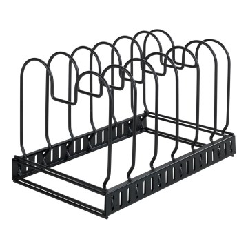 WENKO 53149100 - Βάση για καπάκια και τηγάνια 18x18 εκ. μαύρη