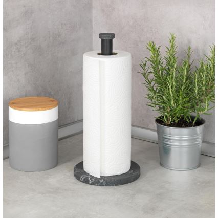 WENKO 53212100 - Βάση για πετσέτες 15x32 εκ., μαύρη