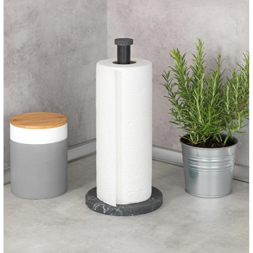 WENKO 53212100 - Βάση για πετσέτες 15x32 εκ., μαύρη