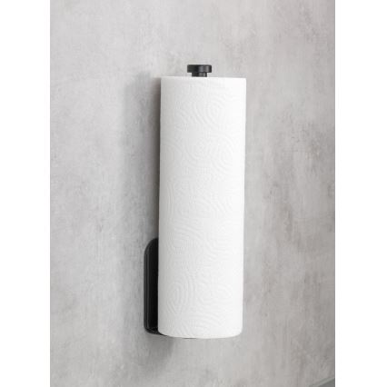 WENKO 53214100 - Θήκη ρολού NIO 27,5x7 cm μαύρη