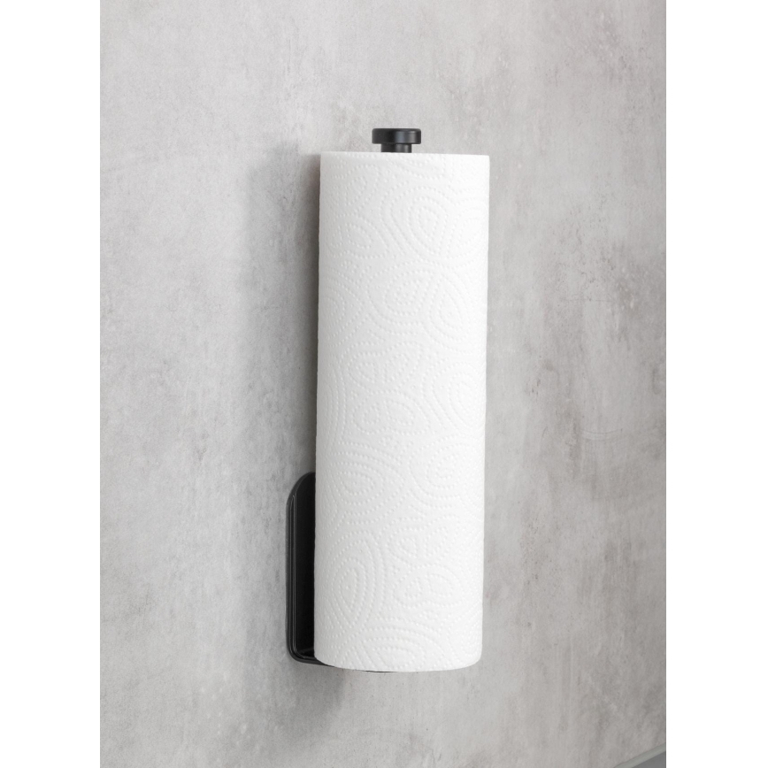 WENKO 53214100 - Θήκη ρολού NIO 27,5x7 cm μαύρη