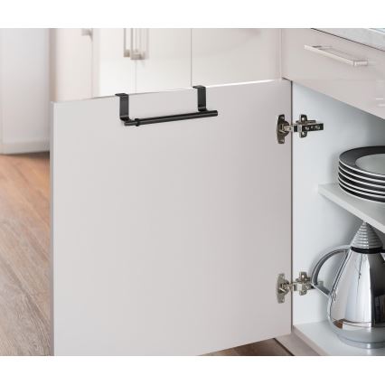 WENKO 53247100 - Βάση πετσετών 36-60 cm, ανοξείδωτο ατσάλι/μαύρο