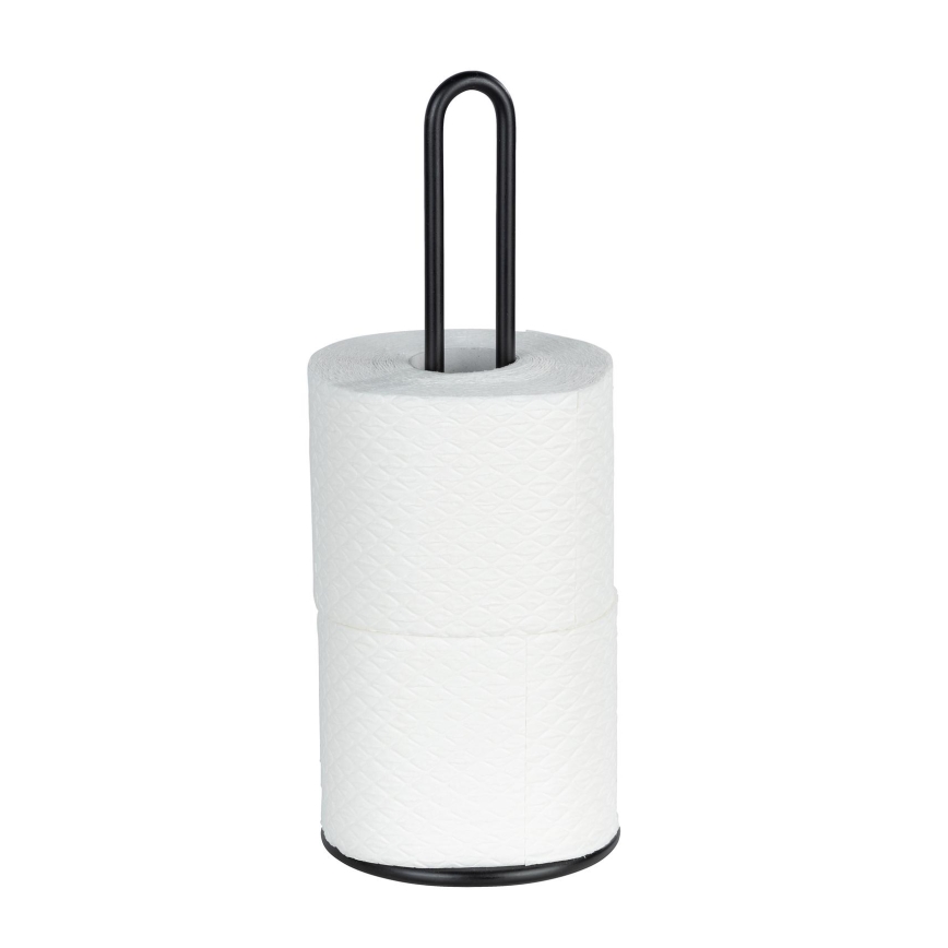 WENKO 53256100 - Θήκη για χαρτί κουζίνας 12,5x32,5 cm μαύρη